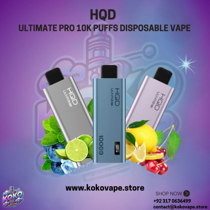 HQD Ultimate Pro 10k Puffs
