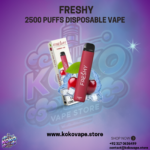 Freshy 2500 Puffs Disposable Vape cherry ice