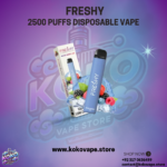 Freshy 2500 Puffs Disposable Vape mixed berry ice