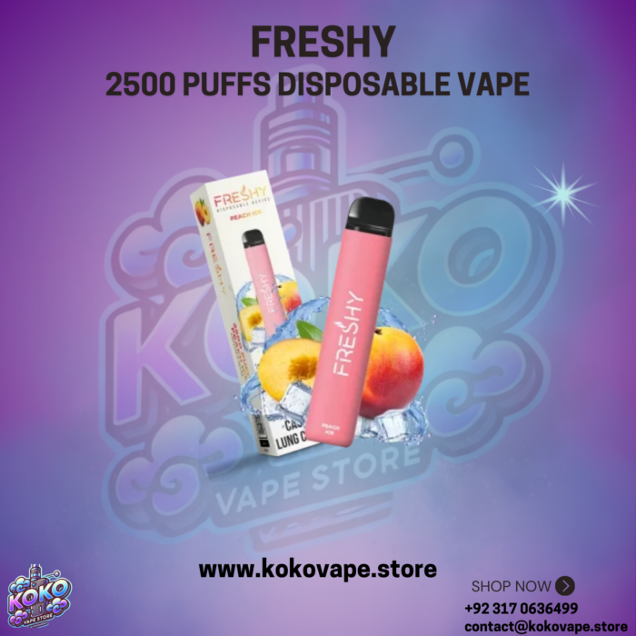 Freshy 2500 Puffs Disposable Vape peach ice