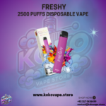 Freshy 2500 Puffs Disposable Vape skittles ice