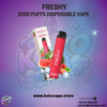 Freshy 2500 Puffs Disposable Vape strawberry watermelon ice