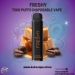 Freshy 7000 Puffs Disposable Vape caramel macchiato