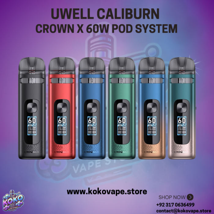 Uwell Caliburn Crown X 60w Pod System