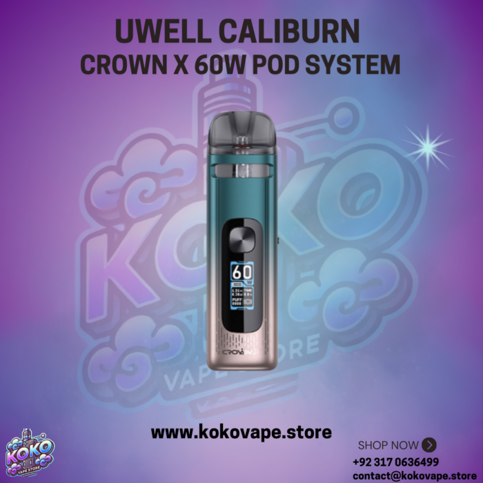 Uwell Caliburn Crown X 60w Pod System forest dawn