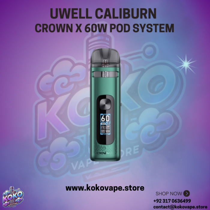 Uwell Caliburn Crown X 60w Pod System green
