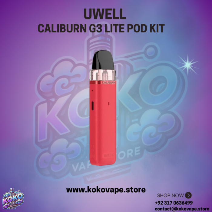 Uwell Caliburn G3 Lite Pod Kit chili red
