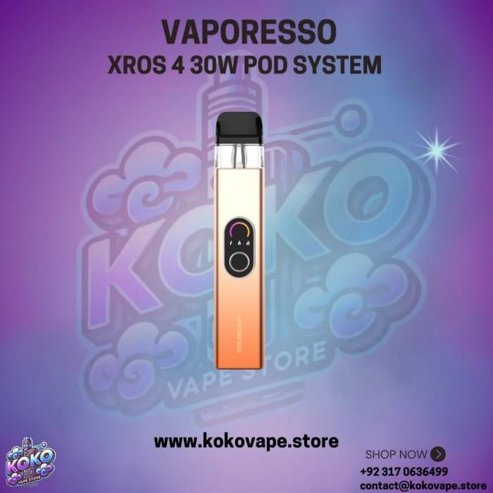 Vaporesso Xros 4 30W Pod System champagne gold