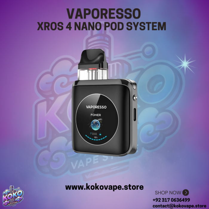 Vaporesso Xros 4 Nano Pod System Graphite black