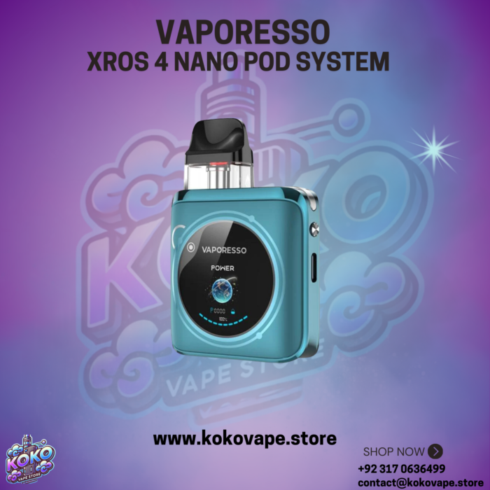 Vaporesso Xros 4 Nano Pod System aquamarine