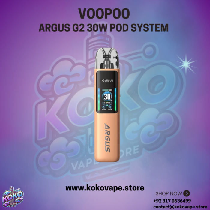 Voopoo Argus G2 30w Pod System peachy beige
